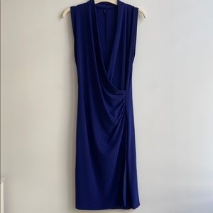 Blue stretchy dress